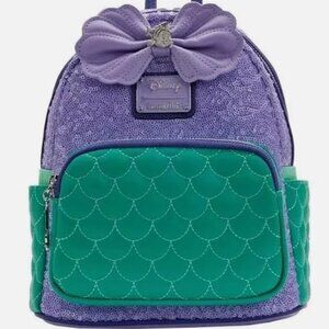 Loungefly Disney Princess Ariel Sequin Mini Backpack